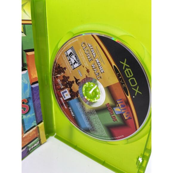 Star Wars: The Clone Wars/Tetris Worlds (Microsoft Xbox, 2003) TESTED - Picture 4 of 5
